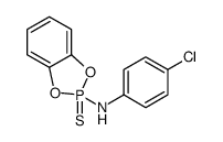 N-(4-chlorophenyl)-2-sulfanylidene-1,3,2λ5-benzodioxaphosphol-2-amine Structure