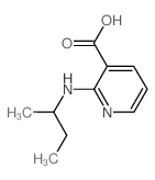 2-(sec-Butylamino)nicotinic acid Structure