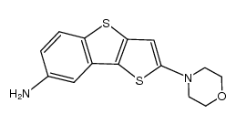 7-amino-2-(morpholin-4-yl)thieno[2,3-b]benzothiophene结构式