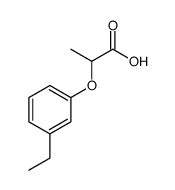 2-(3-Ethylphenoxy)propanoic acid Structure