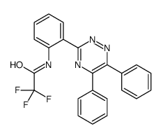 N-[2-(5,6-diphenyl-1,2,4-triazin-3-yl)phenyl]-2,2,2-trifluoroacetamide Structure