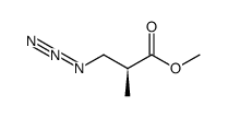 (S)-3-azido-2-methylpropionic acid methyl ester结构式