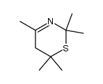 2,2,4,6,6-pentamethyl-5,6-dihydro-2H-[1,3]thiazine结构式