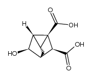 (1S,2S,3R,4R,6R,7S)-3-hydroxytricyclo[2.2.1.02,6]heptane-1,7-dicarboxylic acid结构式