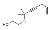 2-(2-methylhept-6-en-3-yn-2-yloxy)ethanol Structure