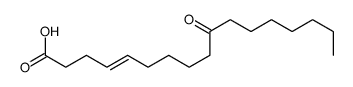 10-oxoheptadec-4-enoic acid Structure