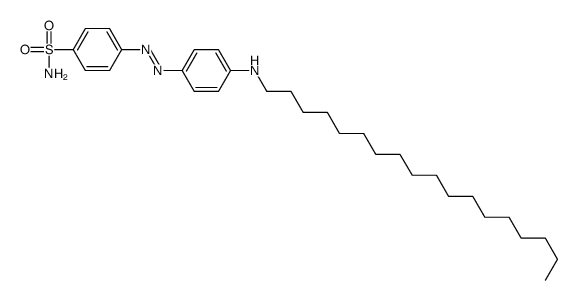 4-[[4-(octadecylamino)phenyl]diazenyl]benzenesulfonamide结构式