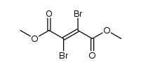 trans-2,3-dibromobutenedioic acid dimethyl ester结构式