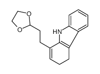 1-[2-(1,3-dioxolan-2-yl)ethyl]-4,9-dihydro-3H-carbazole Structure