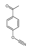 Cyanic acid, 4-acetylphenyl ester (9CI)结构式