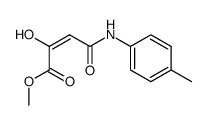 N-(4-Methylphenyl)-2-hydroxy-maleinamidsaeuremethylester结构式