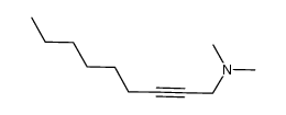 N,N-dimethyl-N-(non-2-yn-1-yl)amine Structure