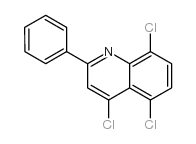 4,5,8-Trichloro-2-phenylquinoline结构式