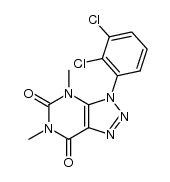 3-(2,3-dichlorophenyl)-4,6-dimethyl-3H-[1,2,3]triazolo[4,5-d]pyrimidine-5,7(4H,6H)-dione结构式