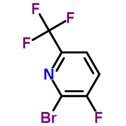 2-溴-3-氟-6-(三氟甲基)吡啶结构式