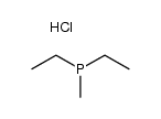 diethyl(methyl)phosphine hydrochloride结构式