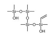 ethenyl-hydroxy-[[[hydroxy(dimethyl)silyl]oxy-dimethylsilyl]oxy-dimethylsilyl]oxy-methylsilane Structure