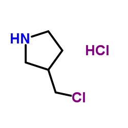 3-CHLOROMETHYL-PYRROLIDINE HYDROCHLORIDE structure
