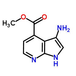 3-Amino-7-azaindole-4-carboxylic acid Methyl ester Structure