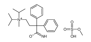 (4-amino-4-oxo-3,3-diphenylbutyl)-methyl-di(propan-2-yl)azanium,methyl sulfate Structure