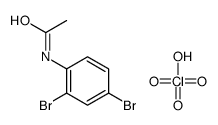N-(2,4-dibromophenyl)acetamide,perchloric acid Structure