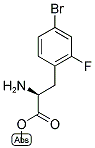 METHYL (2S)-2-AMINO-3-(4-BROMO-2-FLUOROPHENYL)PROPANOATE结构式