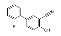 5-(2-fluorophenyl)-2-hydroxybenzonitrile Structure