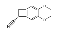 (R)-3,4-dimethoxybicyclo[4.2.0]octa-1(6),2,4-triene-7-carbonitrile结构式
