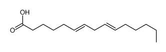 pentadeca-6,9-dienoic acid Structure