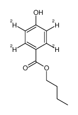 Butylparaben-d4结构式