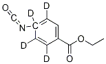 Ethyl 4-isocyanatobenzoate-d4结构式