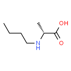 D-Alanine, N-butyl- (9CI) structure