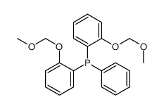 bis[2-(methoxymethoxy)phenyl]-phenylphosphane结构式