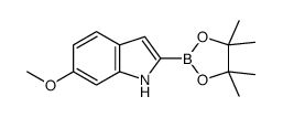 6-Methoxy-2-(4,4,5,5-tetramethyl-1,3,2-dioxaborolan-2-yl)-1H-indole Structure