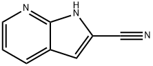 1H-吡咯并[2,3-b]吡啶-2-甲腈结构式