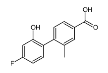 4-(4-fluoro-2-hydroxyphenyl)-3-methylbenzoic acid结构式