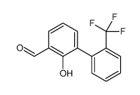 2-hydroxy-3-[2-(trifluoromethyl)phenyl]benzaldehyde结构式