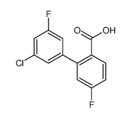 2-(3-chloro-5-fluorophenyl)-4-fluorobenzoic acid结构式