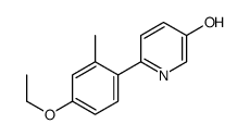 6-(4-ethoxy-2-methylphenyl)pyridin-3-ol结构式