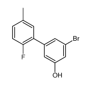 3-bromo-5-(2-fluoro-5-methylphenyl)phenol结构式
