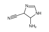 1H-Imidazole-4-carbonitrile,5-amino-4,5-dihydro-(9CI) picture