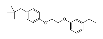 1-(2,2-dimethylpropyl)-4-[2-(3-propan-2-ylphenoxy)ethoxy]benzene Structure