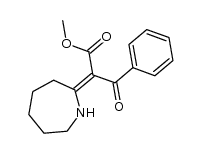 (E)-methyl 2-(azepan-2-ylidene)-3-oxo-3-phenylpropanoate结构式