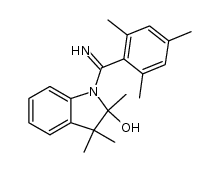 1-(α-imino-2',4',6'-trimethylbenzyl)-2-hydroxy-2,3,3-trimethyl-indoline Structure