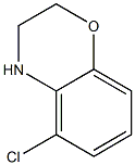 5-Chloro-3,4-dihydro-2H-benzo[1,4]oxazine结构式