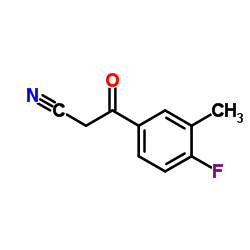 3-(4-Fluoro-3-methylphenyl)-3-oxopropanenitrile Structure