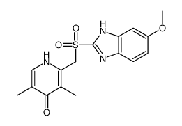 4-Hydroxy Omeprazole Sulfone structure