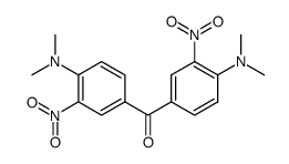 3,3'-dinitro-4,4'-bis(dimethylamino)benzophenone Structure