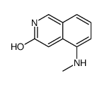5-(Methylamino)-3-isoquinolinol Structure