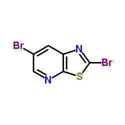 2,6-Dibromo[1,3]thiazolo[5,4-b]pyridine结构式